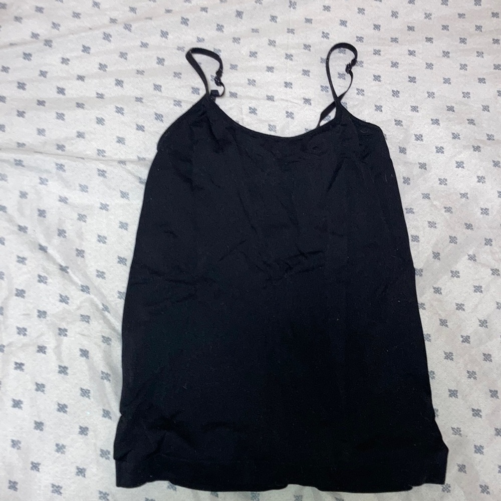 Black tank top